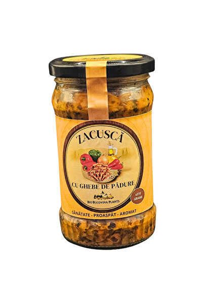 Bio Bucovina Plants Zacusca with forest mushrooms - 310g