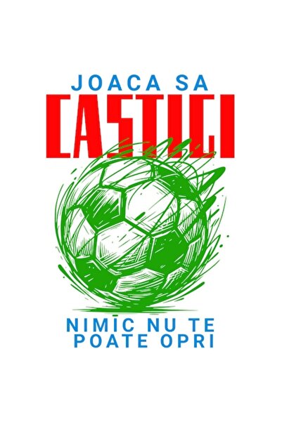 OEM Стикер за абстрактен футболен топка - PVC винил, 15 см, бяла рамка