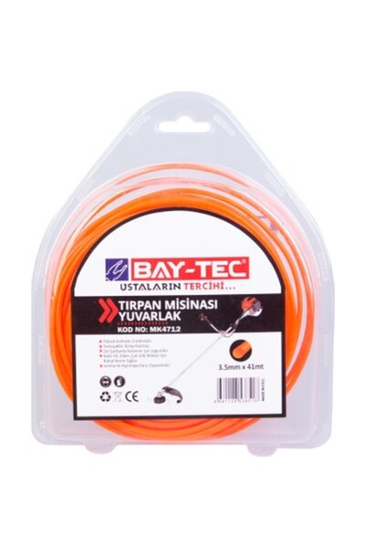hırdavatevreni BAY-TEC TIRPAN MİSİNASI YUVARLAK 3.5MM x 41 MT