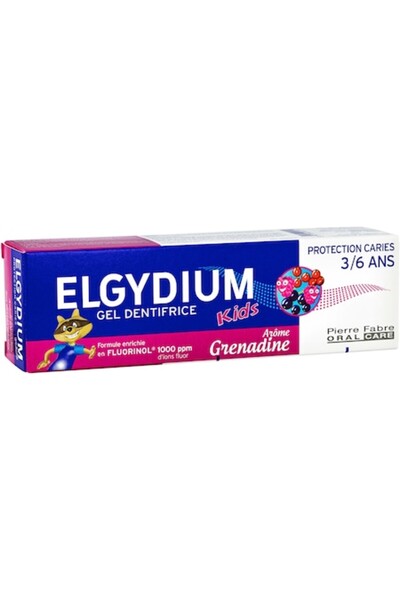 Elgydium Kids Toothpaste, Forest Fruits Flavor, 3-6 years, 50 ml