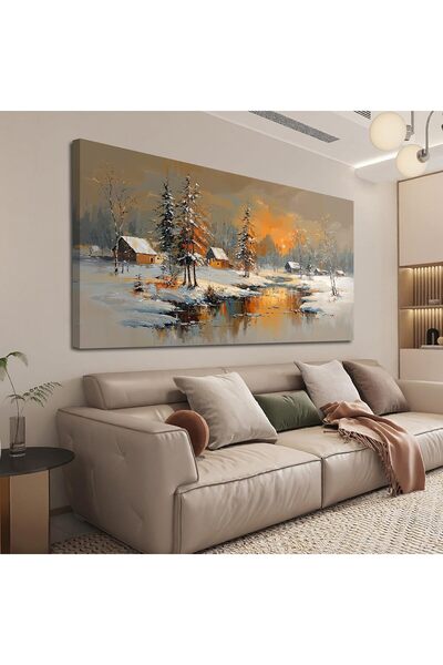 ALAYRA International Nature Coastal Framed Canvas Wall Art for Living Room (6...
