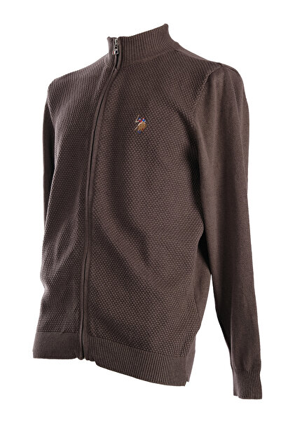 U.S. Polo Assn. Men's Minimalist Zip-Up Cardigan - Casual Sophistication