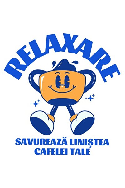 OEM Αυτοκόλλητο - Χαλαρωτικό φλιτζάνι καφέ "Απολαύστε τη σιωπή του καφέ σας",...