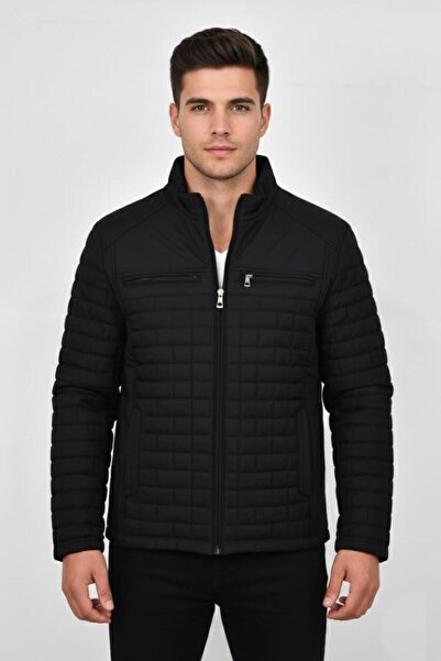 BIGAZZI Men's Quilted Judge Collar Sports Jacket 99500 Bgl-St04169