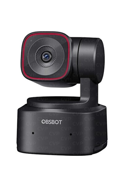 Obsbot Tiny 2 Lite Webcam, 1080p@60FPS, 4K@30FPS, Built-in Microphone, Ideal for Office, Black