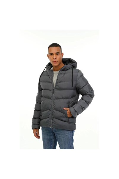 Kinetix Ανδρικό κοντό παλτό ML MARIO 2SN541 3PR Anthracite