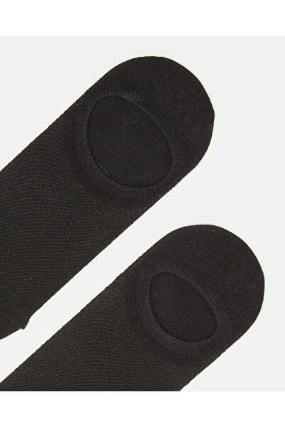 REDTAG Senior Girls Black Invisible Socks (2 Pairs)