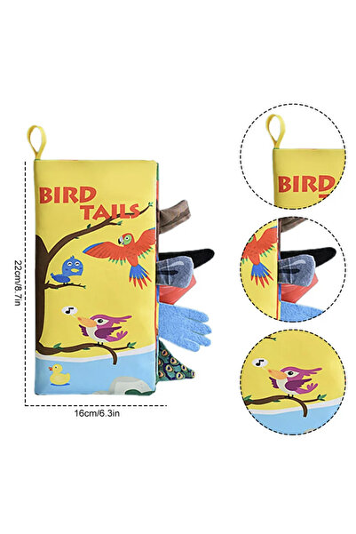 Krista Baby sensory textile card, Birds