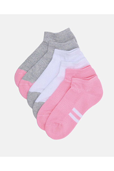 REDTAG مجموعة جوارب الكاحل المتنوعة للفتيات الكبيرات (3 أزواج)