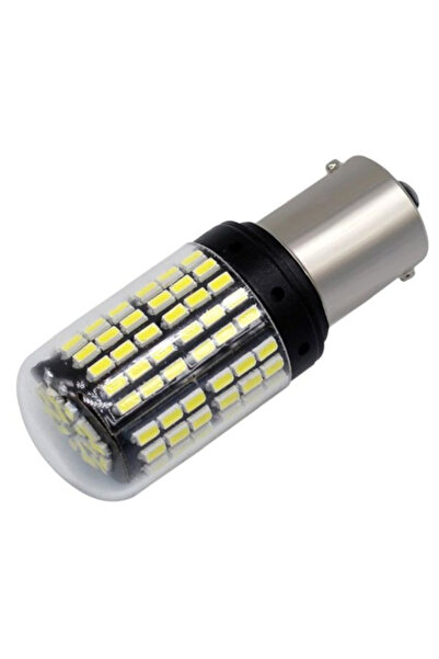 Ruan Set of 2 LED bulbs for WHITE color signals PY21W socket LED 1156 for 144 SMD