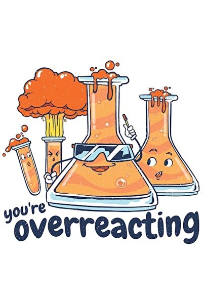 OEM Autocolant „Exagerezi” – Vinil PVC multicolor cu bordură albă, 10 cm