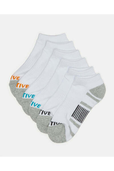 REDTAG Women White Ankle Length Sports Socks (3 Pairs)
