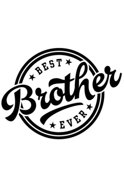 OEM Autocolant cu text în engleză „Cel mai bun frate din toate timpurile” - b...