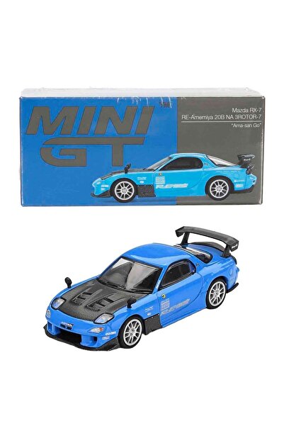 mini gt 1:64 Mazda Rx-7 Re-Amemiya 20B Na 3Rotor-7 “Ama-San Go” Diecast Model Car
