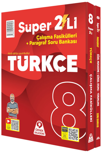 Örnek Akademi Yayınları Örnek Akademi 8. Sınıf Süper İkili Türkçe Seti