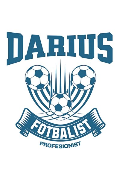 OEM Autocolant mingi de fotbal - Meci de echipă sportivă „Darius”, fotbalist,...