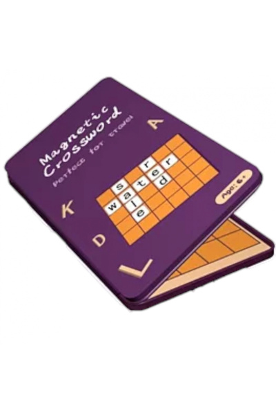 Krista Joc magnetic în cutie metalică de cuvinte încrucișate