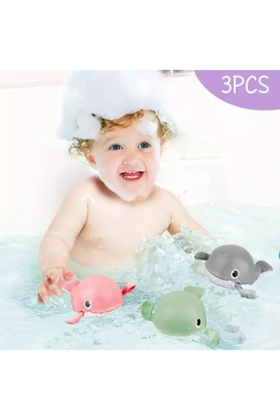 Krista Bath toy Cute little whale, gray