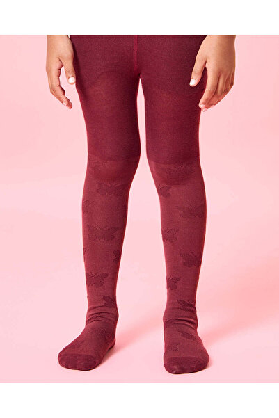 REDTAG Girls White And Red Printed Tights Set (Pack of 2)