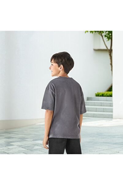 mattel Graphic Print T-shirt with Short Sleeves