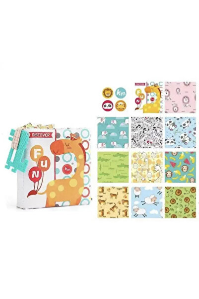 Krista Set of 6 baby sensory books with teething toys