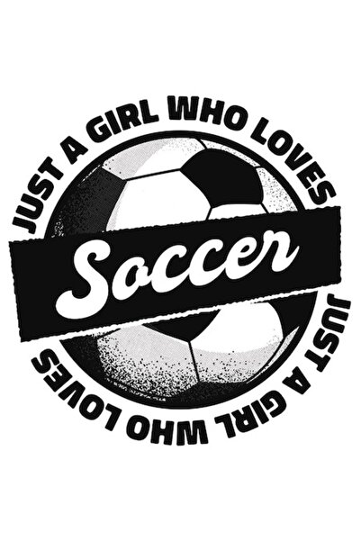 OEM Αυτοκόλλητο βινυλίου PVC με θέμα "Μια κοπέλα που αγαπάει το ποδόσφαιρο", ...