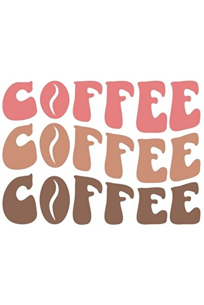 OEM Autocolant cu text în engleză „Coffee” - Ceașcă mare de cafea, Trezire de...