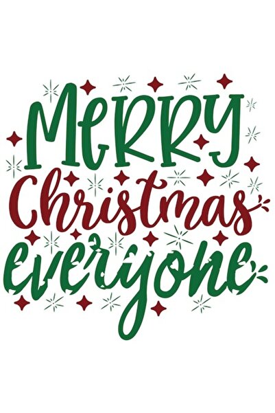 OEM Autocolant din vinil PVC Crăciun fericit tuturor, verde și roșu, bordură ...