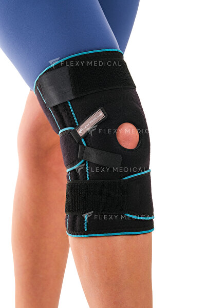 Flexy Medical 2 Adet Dizlik Patella Ligament Dizlik | Menüsküs Çapraz Bağ Silikon Destekli Spor
