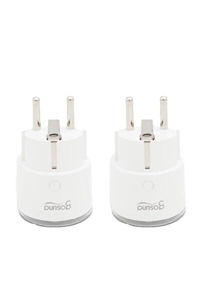 Gosund Set of 2 SP111 Smart Sockets with Energy Monitoring, Apps: & Tuya, Voice Control, 3680