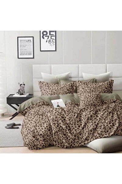 Patul Bed Linen, Satin Cotton, Sulphur, 2 Persons, Double Bed, 4 Pieces