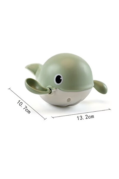 Krista Cute little whale bath toy, green