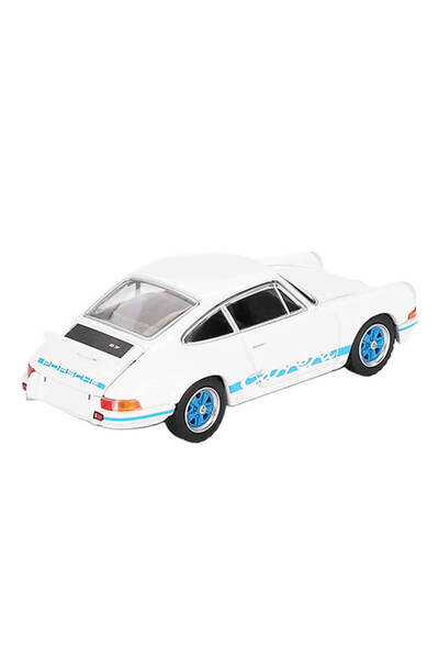 mini gt 1:64 Porsche 911 Carrera Rs 2.7 Grand Prix White with Blue Livery Diecast Model Car