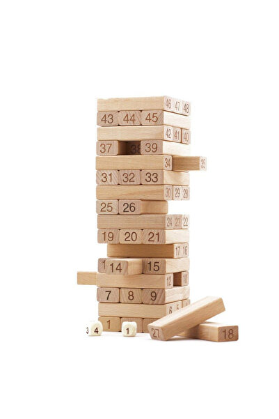 Krista Joc cu blocuri Jenga mari Natur