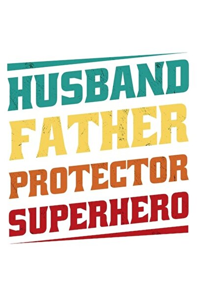 OEM Autocolant - Supererou protector soț/tată, tată, familie, multicolor, bor...