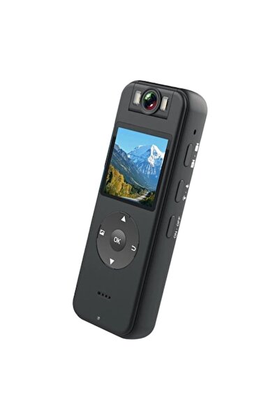 AMYMAT 4K UHD Body Camera - Wi-Fi, 3840x2160, 1.5" Screen, 180° FOV, up to 256GB