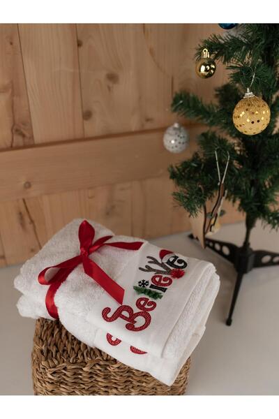 Baveno Бавовняний 2-комплект 45x70 см Розкішний та сучасний набір рушників з вишивкою