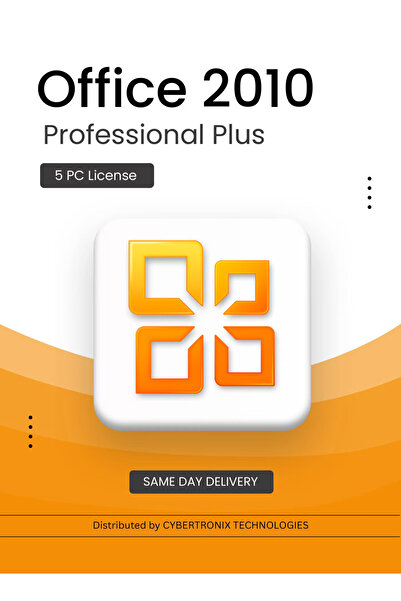 MICROSOFT Office 2010 Professional Plus | 5 PC License | Digital License | SAME DAY DELIVERY