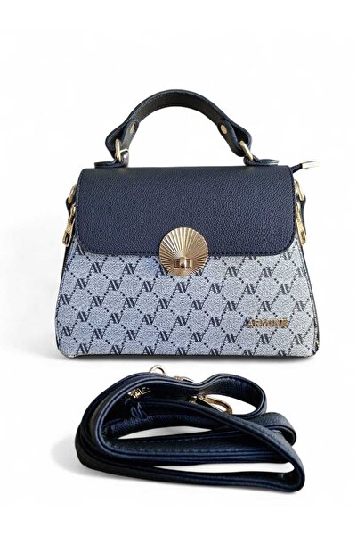 Armine Modern Practical Gray Dotted Shoulder Bag Women's Bag