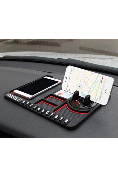 BASE Car phone holder, anti-slip mat type, car pad, phone number display, dashboard mount