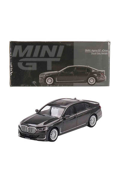 mini gt 1:64 BMW Alpina B7 xDrive Dravit Grey Metallic Diecast Model Araba