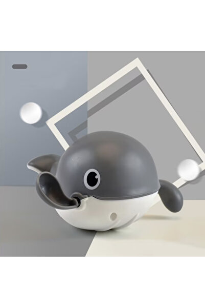 Krista Bath toy Cute little whale, gray