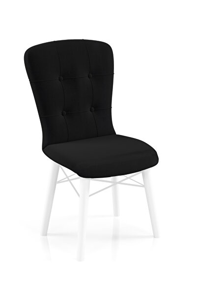 Desire Babyface Diamond chair, white legs, kitchen, velvet upholstery - Desir...