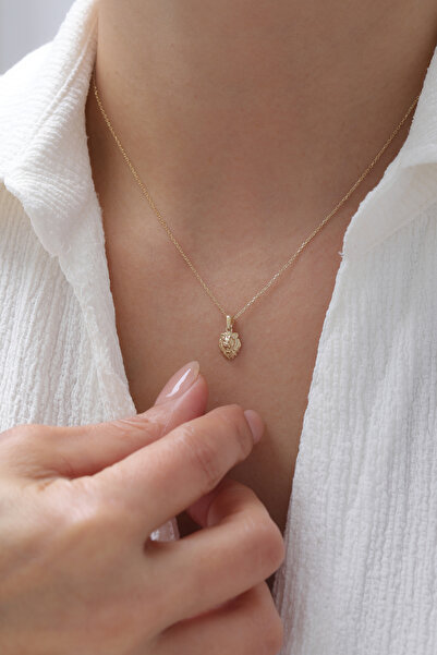 YAVUZ KUYUMCULUK 14 Ayar Altın Aslan Kolye