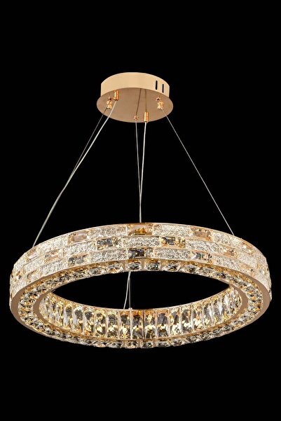 Mihran kristal Lüks Led li kristal Avize 50cm