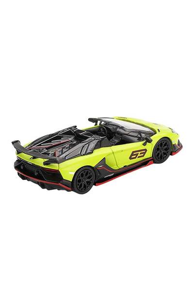 mini gt 1:64 Lamborghini Aventador SVJ 63 Roadster Verde Shock Diecast Model Car