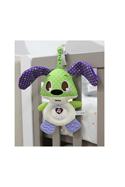 Krista Sensory plush toy for babies - Multicolored puppy with lights and sounds, 25 cm - Copy