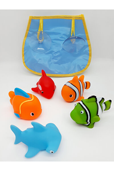 Krista Bath toys with suction cup with suction cup Happy Fishes