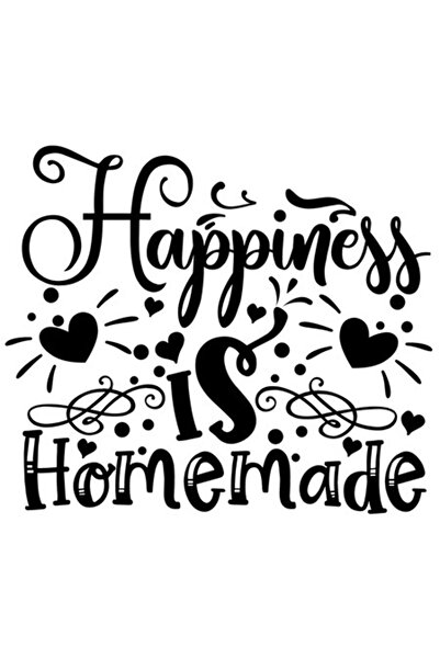 OEM Autocolant cu mesajul „Fericirea este făcută acasă”, Dragoste pentru casă...
