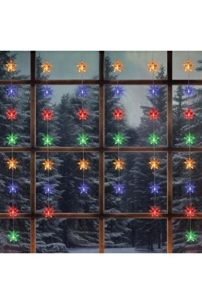 IRO Curtain Light String with 54 LED Star Bulbs, Indoor & Outdoor, 1 m - Multicolor